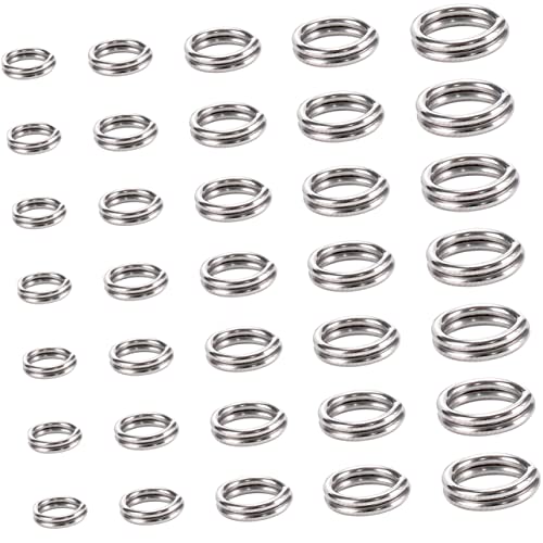 LOLIPPYY 500 Stück Sprengringe aus Rostfreiem Metall Kleine Verbindungselemente für Schmuckherstellung Armband DIY Zubehör Robuste Spaltringe für Angeln und Basteln Vielseitig Einsetzbar LOLIPPYY 500 Stück Sprengringe aus Rostfreiem Metall Kleine Verbindungselemente für Schmuckherstellung Armband DIY Zubehör Robuste Spaltringe für Angeln und Basteln Vielseitig Einsetzbar von LOLIPPYY