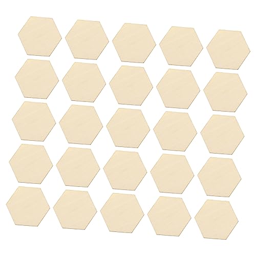 LOLIPPYY 50Stück Holz Sechseckige Stücke Dekorationen für DIY Bastelprojekte für Hochzeiten Geburtstagsfeiern und Weihnachten Natürliche Holzornamente LOLIPPYY 50Stück Holz Sechseckige Stücke Dekorationen für DIY Bastelprojekte für Hochzeiten Geburtstagsfeiern und Weihnachten Natürliche Holzornamente von LOLIPPYY