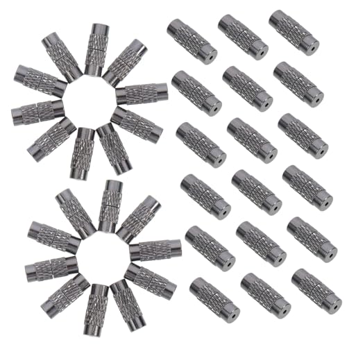 LOLIPPYY 50Stücke Schraubenverschlüsse für Schmuckherstellung Armbandschraube Halskettenschraubenverschluss Kompakter für Projekte und Reparaturen von Armbändern von LOLIPPYY