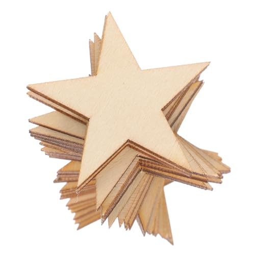 LOLIPPYY 50Stücke Unlackierte Holzsterne Unvollendete Holzausschnitte für Bastelarbeiten DIY Projekte Ornamente für Feiern und Hochzeiten LOLIPPYY 50Stücke Unlackierte Holzsterne Unvollendete Holzausschnitte für Bastelarbeiten DIY Projekte Ornamente für Feiern und Hochzeiten von LOLIPPYY