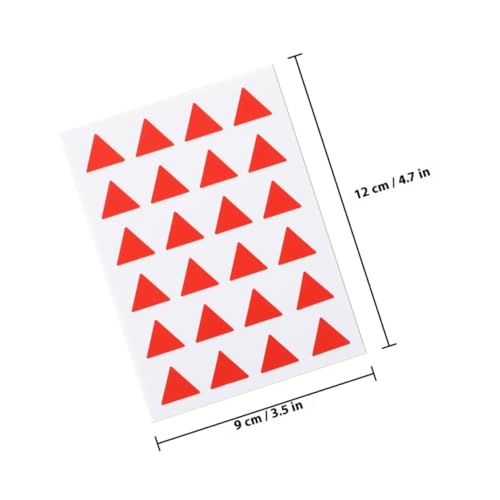 LOLIPPYY 576 Stück Selbstklebende Dreieck etiketten Farbige Markierungsaufkleber Rückstandsfrei Entfernbar Vielseitige Label Decals zum Beschriften und Organisieren von Büchern Notizen LOLIPPYY 576 Stück Selbstklebende Dreieck etiketten Farbige Markierungsaufkleber Rückstandsfrei Entfernbar Vielseitige Label Decals zum Beschriften und Organisieren von Büchern Notizen von LOLIPPYY