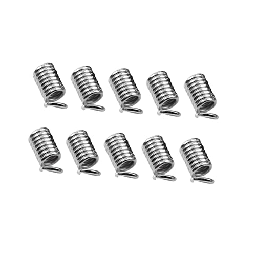 LOLIPPYY 5Packungen DIY Schmuckanschlüsse Federschnallen für Handarbeiten Schiebeverschluss Silber für Armbänder und Halsketten Einfacher Einsatz von LOLIPPYY
