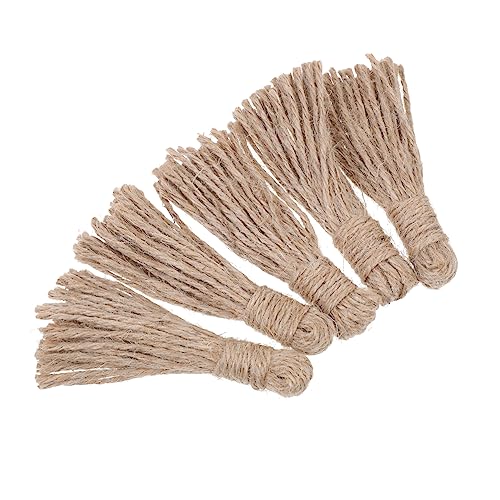 LOLIPPYY 5Stücke DIY Holzperlen Quaste Anhänger Holzperlen für Bastelprojekte für Dekorationen Schmuckherstellung und Persönliche Vielseitig Einsetzbar von LOLIPPYY