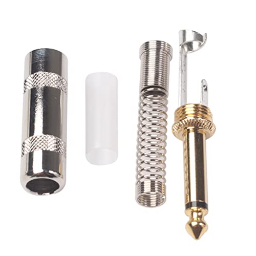 LOLIPPYY 5Stücke Effektpedalanschluss Adapter für Gitarrenpedal Board Zubehör Hochwertige Signalübertragung und Langlebige Konstruktion Kompatibel mit Stecker von LOLIPPYY