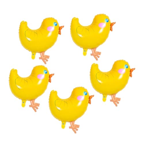LOLIPPYY 5pcs Cartoon Chicken Aluminiumballons Für Babyparty- Und Geburtstagsfeierlieferungen Ideal Für Familienversammlungen Und Frühlingsfeierdekorationen LOLIPPYY 5pcs Cartoon Chicken Aluminiumballons Für Babyparty- Und Geburtstagsfeierlieferungen Ideal Für Familienversammlungen Und Frühlingsfeierdekorationen von LOLIPPYY