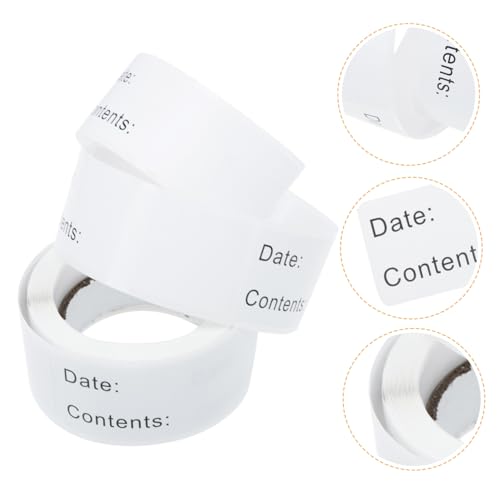 LOLIPPYY 6 Rollen Beschreibbare Milchflaschen etiketten Selbstklebende Aufbewahrungsaufkleber für Mutterschaftsmilch Datumsetiketten Gefriergeeignet Ablösbar für Kühlschrank und LOLIPPYY 6 Rollen Beschreibbare Milchflaschen etiketten Selbstklebende Aufbewahrungsaufkleber für Mutterschaftsmilch Datumsetiketten Gefriergeeignet Ablösbar für Kühlschrank und von LOLIPPYY