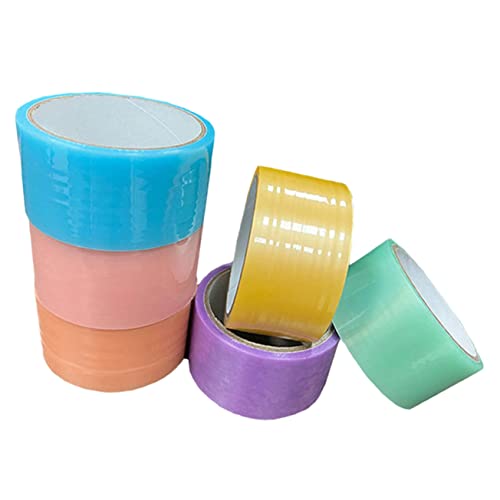 LOLIPPYY 6 Rollen Bunte Sticky Ball Klebebänder Breit Langlebige Sichere Plastik materialien Originelles DIY und Geburtstagsgeschenk Vielseitig und Klebrig LOLIPPYY 6 Rollen Bunte Sticky Ball Klebebänder Breit Langlebige Sichere Plastik materialien Originelles DIY und Geburtstagsgeschenk Vielseitig und Klebrig von LOLIPPYY