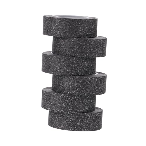 LOLIPPYY 6 Rollen Schwarzes Glitzer Papier Klebeband DIY Art Tape für Scrapbooking und Dekoration pro Rolle für Kreative Projekte Geschenkideen und Mehr LOLIPPYY 6 Rollen Schwarzes Glitzer Papier Klebeband DIY Art Tape für Scrapbooking und Dekoration pro Rolle für Kreative Projekte Geschenkideen und Mehr von LOLIPPYY