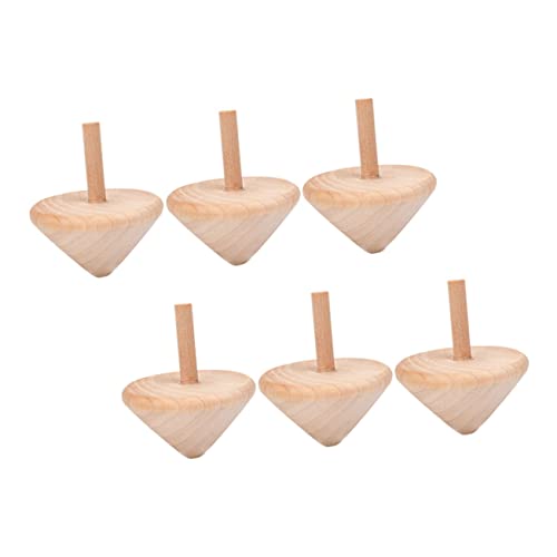 LOLIPPYY 6 Stück 6 teiliges Holz Spinner zum Bemalen und Drehen für Glatte Oberfläche DIY Armkraft und spielerische Eltern Kind Beziehung für Jungen und Mädchen LOLIPPYY 6 Stück 6 teiliges Holz Spinner zum Bemalen und Drehen für Glatte Oberfläche DIY Armkraft und spielerische Eltern Kind Beziehung für Jungen und Mädchen von LOLIPPYY
