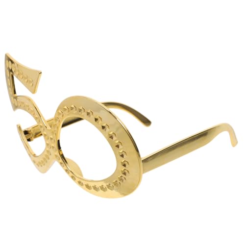 LOLIPPYY 6 Stück Brille zum 50. Geburtstag Party lustige geburtstagsbrille geburtstagsdeko goldene brille Jubiläumsbrille gold Brille für Erwachsene Neuheit Geburtstagsbrille Plastik LOLIPPYY 6 Stück Brille zum 50. Geburtstag Party lustige geburtstagsbrille geburtstagsdeko goldene brille Jubiläumsbrille gold Brille für Erwachsene Neuheit Geburtstagsbrille Plastik von LOLIPPYY