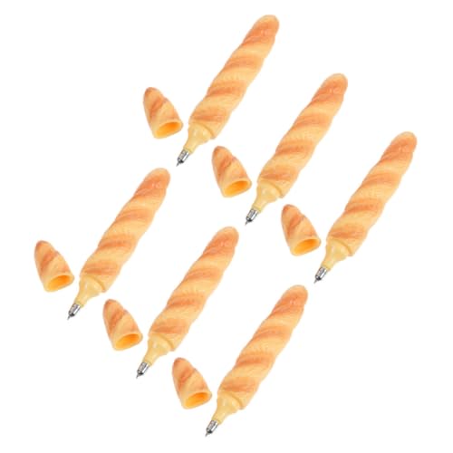 LOLIPPYY 6 Stück Brot-kugelschreiber Realistische Baguette Laib-form Kreative Schreibstifte für Schule Büro Erwachsene Originelle Food-stifte Geschenk LOLIPPYY 6 Stück Brot-kugelschreiber Realistische Baguette Laib-form Kreative Schreibstifte für Schule Büro Erwachsene Originelle Food-stifte Geschenk von LOLIPPYY