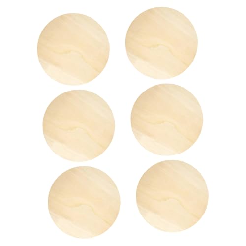 LOLIPPYY 6 Stück Große Runde Holzscheiben Naturbelassenem Pappelholz für DIY Basteln Malen Gravieren Handwerk Dekoration Holzrundlinge für Weihnachten und Kreative Projekte LOLIPPYY 6 Stück Große Runde Holzscheiben Naturbelassenem Pappelholz für DIY Basteln Malen Gravieren Handwerk Dekoration Holzrundlinge für Weihnachten und Kreative Projekte von LOLIPPYY