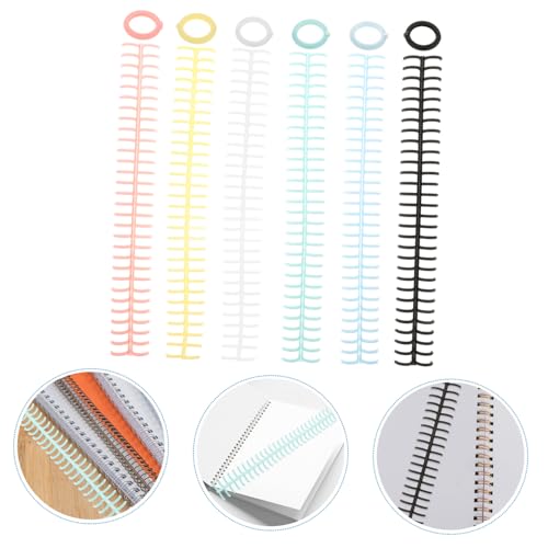 LOLIPPYY 6 Stück Kunststoff Binderinge für Ringbuch Bunte Lose Binder Ringe Schneidbare Vielseitige Spiralringe für Hausaufgabenheft Büro und DIY Notizbuch LOLIPPYY 6 Stück Kunststoff Binderinge für Ringbuch Bunte Lose Binder Ringe Schneidbare Vielseitige Spiralringe für Hausaufgabenheft Büro und DIY Notizbuch von LOLIPPYY