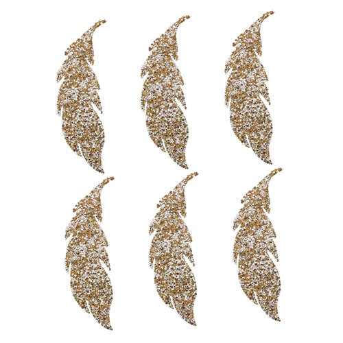 LOLIPPYY 6 Stück Leaf Rhinestone Iron Patches mit Hotfix Strassbesetzte Applikationen für DIY Kleidung Taschen Schuhe Hochzeitskleider Langlebig Glänzend Einfach Anzubringen LOLIPPYY 6 Stück Leaf Rhinestone Iron Patches mit Hotfix Strassbesetzte Applikationen für DIY Kleidung Taschen Schuhe Hochzeitskleider Langlebig Glänzend Einfach Anzubringen von LOLIPPYY