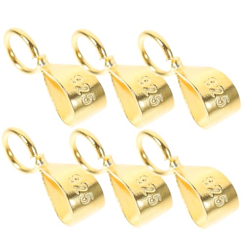 LOLIPPYY 6 Stück Silber Verstellbare Anhänger Verschlüsse für Schmuckherstellung DIY Charm Holder Clips Langlebig und Farbbeständig für Halsketten Armbänder Taschen LOLIPPYY 6 Stück Silber Verstellbare Anhänger Verschlüsse für Schmuckherstellung DIY Charm Holder Clips Langlebig und Farbbeständig für Halsketten Armbänder Taschen von LOLIPPYY