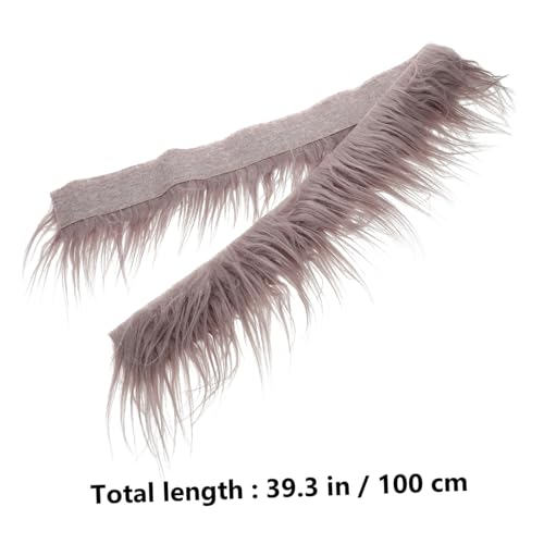 LOLIPPYY 6 Stück Teiliges Kunstfellband Weiches Flauschiges Kunstpelzband für Kleidung Dekoration und Basteln Vielseitig Verwendbar für Masken Stoffe in Weiß und Kamelfarben LOLIPPYY 6 Stück Teiliges Kunstfellband Weiches Flauschiges Kunstpelzband für Kleidung Dekoration und Basteln Vielseitig Verwendbar für Masken Stoffe in Weiß und Kamelfarben von LOLIPPYY