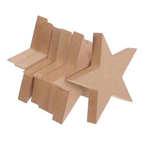 LOLIPPYY 6 Stück Teiliges MDF Holzsterne zum Basteln Unlackierte Blanke Sterne für DIY Weihnachtsdekoration Hochzeits und Party Ornamente Vielseitig Bemalbar und Personalisierbar Langlebig LOLIPPYY 6 Stück Teiliges MDF Holzsterne zum Basteln Unlackierte Blanke Sterne für DIY Weihnachtsdekoration Hochzeits und Party Ornamente Vielseitig Bemalbar und Personalisierbar Langlebig von LOLIPPYY