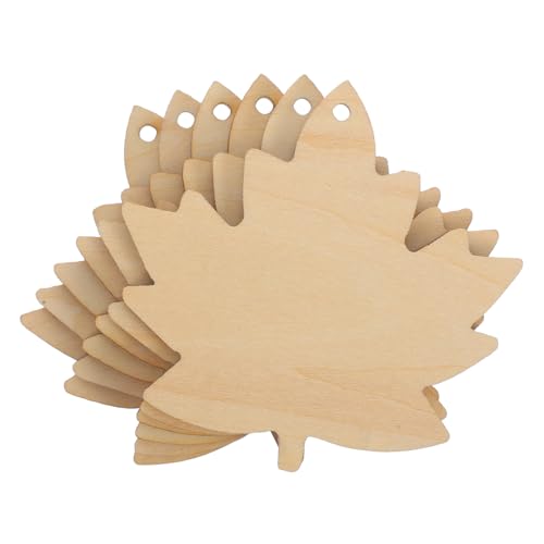 LOLIPPYY 6 Stück Teiliges Naturbelassene Ahornblatt Holzanhänger für DIY Basteln Glatte Splitterfreie Oberfläche Vielseitig für Herbstdeko Halloween Thanksgiving Künstlerisches Malen und LOLIPPYY 6 Stück Teiliges Naturbelassene Ahornblatt Holzanhänger für DIY Basteln Glatte Splitterfreie Oberfläche Vielseitig für Herbstdeko Halloween Thanksgiving Künstlerisches Malen und von LOLIPPYY