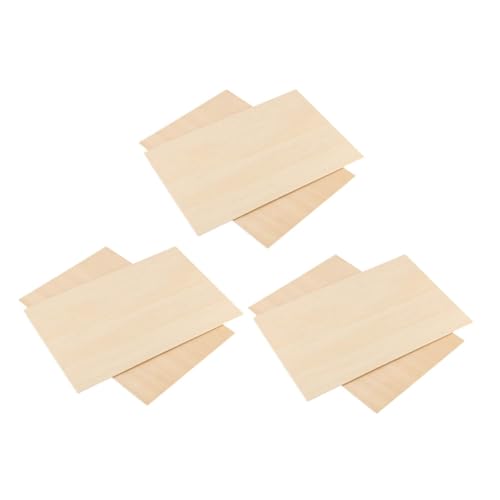 LOLIPPYY 6 Stück Teiliges Rechteckige Dicke Unbehandelte Holzplatten Naturbelassene Holzstücke für DIY Bastelarbeiten Handgefertigte Dekorationen und Kreative Holzprojekte LOLIPPYY 6 Stück Teiliges Rechteckige Dicke Unbehandelte Holzplatten Naturbelassene Holzstücke für DIY Bastelarbeiten Handgefertigte Dekorationen und Kreative Holzprojekte von LOLIPPYY