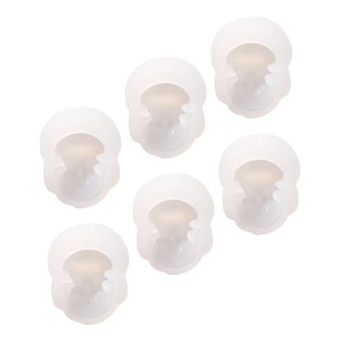 LOLIPPYY 6 Stück Teiliges Silikon Schädelkopf Gießform Flexible Wiederverwendbare DIY Epoxidharz und Formen für Schmuckherstellung Langlebig und Einfach zu Reinigen LOLIPPYY 6 Stück Teiliges Silikon Schädelkopf Gießform Flexible Wiederverwendbare DIY Epoxidharz und Formen für Schmuckherstellung Langlebig und Einfach zu Reinigen von LOLIPPYY