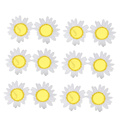 LOLIPPYY 6 Stück Teiliges Sonnenblumen Dekorationsbrille Lustige Partybrille für Kostümpartys Strandurlaub und Fotorequisiten Leicht für Karneval und Feiern LOLIPPYY 6 Stück Teiliges Sonnenblumen Dekorationsbrille Lustige Partybrille für Kostümpartys Strandurlaub und Fotorequisiten Leicht für Karneval und Feiern von LOLIPPYY