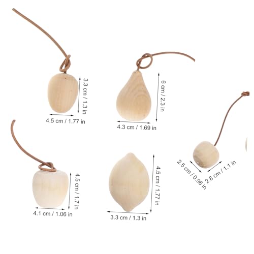 LOLIPPYY 6 Stück Unlackierte Holzfrüchte DIY mit Birne Zitrone Apfel Kirsche und Kiwi zum Bemalen Leichte Holzdeko für Kreative Handarbeit als Geburtstags Partydeko LOLIPPYY 6 Stück Unlackierte Holzfrüchte DIY mit Birne Zitrone Apfel Kirsche und Kiwi zum Bemalen Leichte Holzdeko für Kreative Handarbeit als Geburtstags Partydeko von LOLIPPYY