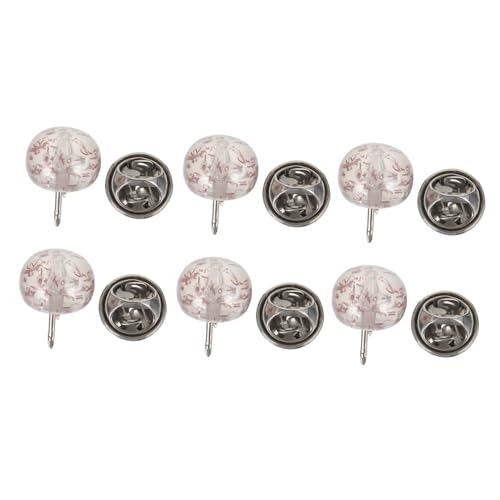 LOLIPPYY 6 Stück Unsichtbare Sicherheitsknöpfe Teiliges Abnehmbare Druckknöpfe für Kleidung und Schals Nahtlose Peeping Broschen Vielseitige Kleider Clips für Damen und Herren von LOLIPPYY