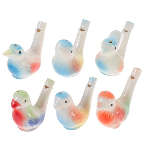 LOLIPPYY 6 Stück Keramische Vogelpfeife Zum Lernen Für Junge Mädchen Vogelruf Spielzeug Für Junge Mädchen Musikinstrumente Für Trillerpfeife Aus Keramik LOLIPPYY 6 Stück Keramische Vogelpfeife Zum Lernen Für Junge Mädchen Vogelruf Spielzeug Für Junge Mädchen Musikinstrumente Für Trillerpfeife Aus Keramik von LOLIPPYY