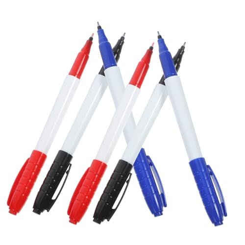 LOLIPPYY 6 Stück Whiteboard Marker Trocken Abwischbar Feine Spitze Wasserbasierte Marker Stifte Magnetisch Farbig Blau Schwarz Rot Wiederverwendbar für Schule Büro Classroom Whiteboards LOLIPPYY 6 Stück Whiteboard Marker Trocken Abwischbar Feine Spitze Wasserbasierte Marker Stifte Magnetisch Farbig Blau Schwarz Rot Wiederverwendbar für Schule Büro Classroom Whiteboards von LOLIPPYY