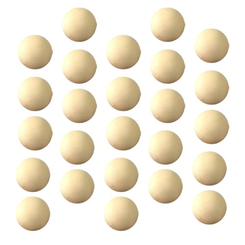 LOLIPPYY 60 Stück Naturholz Kugeln ohne Loch Glatte Oberfläche Robuste DIY Holzkugeln für Bastelarbeiten und Heimdekoration Langlebige Holzperlen für Kreative Handarbeiten LOLIPPYY 60 Stück Naturholz Kugeln ohne Loch Glatte Oberfläche Robuste DIY Holzkugeln für Bastelarbeiten und Heimdekoration Langlebige Holzperlen für Kreative Handarbeiten von LOLIPPYY