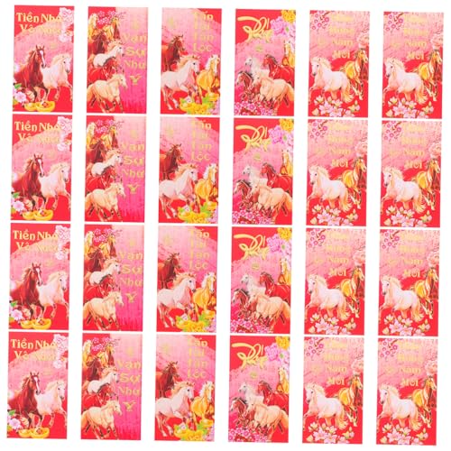 LOLIPPYY 60 Stück Rote Umschläge Für Das Frühjahrsfest Des Des Pferdes Roter Umschlag Geldumschläge Für Bargeld Chinesische Umschläge Für Geld Geldpaket Hong Bao Papier LOLIPPYY 60 Stück Rote Umschläge Für Das Frühjahrsfest Des Des Pferdes Roter Umschlag Geldumschläge Für Bargeld Chinesische Umschläge Für Geld Geldpaket Hong Bao Papier von LOLIPPYY