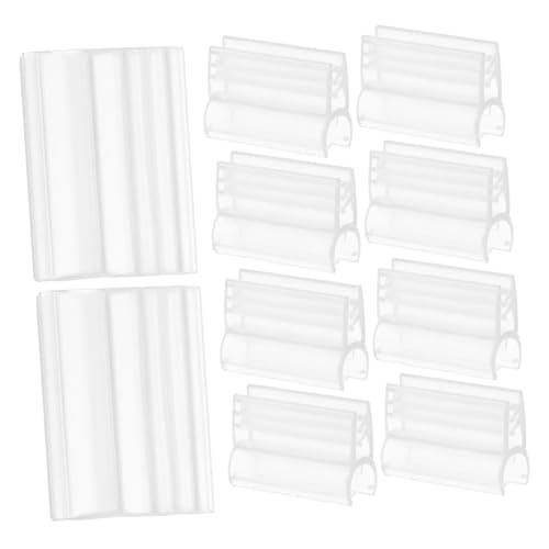 LOLIPPYY 60 Stück Teiliges Transparentes Schildhalter Clip Langlebige Vielseitige Grid Wand Display Klammern für Einkaufszentren Supermärkte und Messen Etikettenhalter für Verschiedene von LOLIPPYY
