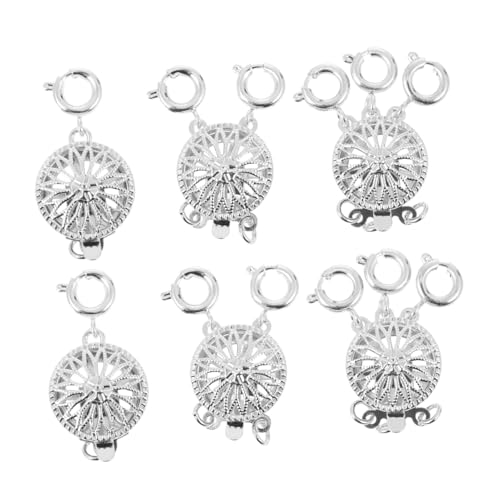 LOLIPPYY 6Stücke Schiebeverschluss für DIY Schmuckherstellung Passend für Armbänder und Installieren Entfernen von LOLIPPYY
