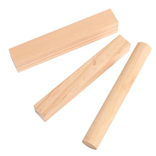 LOLIPPYY 6Stücke Unfertige DIY Holzblöcke für Handwerk Kleine Holzverzierungen für Hochzeit Home Decor und Malerei Robuste Holzoberfläche für Projekte von LOLIPPYY