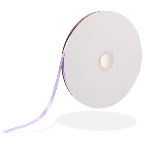 LOLIPPYY 6mm Farbband Farbband seidenband ribbon geschenkeband geschenkband wohnungsdeko zartes Band hellrosa Band bunt Haardekoration Zubehör zum Verpacken von Blumen Polyester Lavender von LOLIPPYY