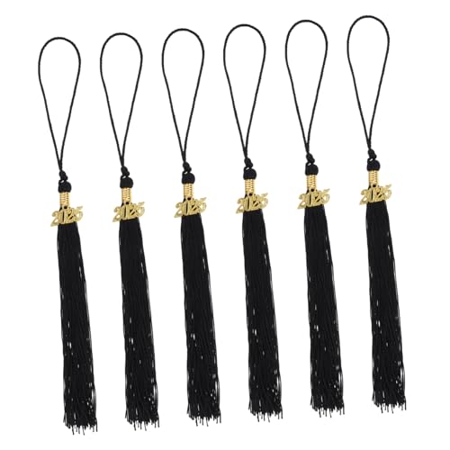 LOLIPPYY 6pcs Dekorative Abschlusskappe Quasten Für Abschlusssaison Hut Dekoration Quasten Tassel Charme Delicate Grad Hut Quasten Für Absolventenpartys LOLIPPYY 6pcs Dekorative Abschlusskappe Quasten Für Abschlusssaison Hut Dekoration Quasten Tassel Charme Delicate Grad Hut Quasten Für Absolventenpartys von LOLIPPYY