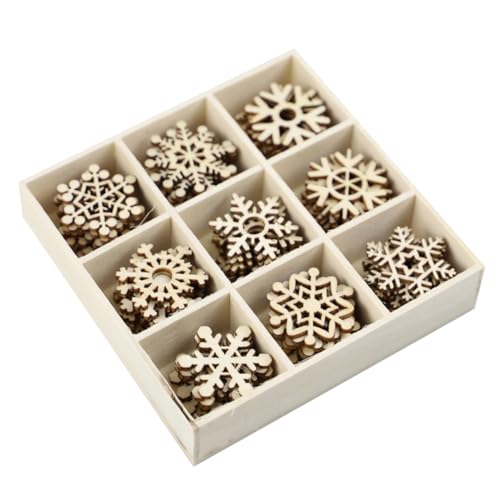 LOLIPPYY 72 STK. Teiliges Weihnachtsbasteln Holzanhänger Schneeflocken DIY Dekoration Erwachsene Glatte Oberfläche Fächer Aufbewahrungsbox für Kreative Weihnachtsdeko und Geschenke LOLIPPYY 72 STK. Teiliges Weihnachtsbasteln Holzanhänger Schneeflocken DIY Dekoration Erwachsene Glatte Oberfläche Fächer Aufbewahrungsbox für Kreative Weihnachtsdeko und Geschenke von LOLIPPYY