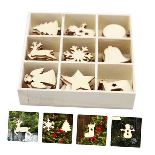 LOLIPPYY 72 Stk. Teiliges Holz Weihnachtsschmuck Langlebige DIY Holzanhänger mit Weihnachtsmotiven Handbemalbare Mini Holzdekoration für Haushalt und Festliche Bastelprojekte LOLIPPYY 72 Stk. Teiliges Holz Weihnachtsschmuck Langlebige DIY Holzanhänger mit Weihnachtsmotiven Handbemalbare Mini Holzdekoration für Haushalt und Festliche Bastelprojekte von LOLIPPYY