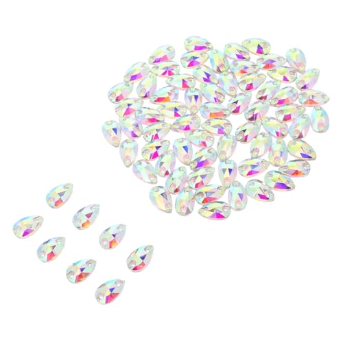LOLIPPYY 72Stücke Doppelloch Edelsteine Tropfenform Strasssteine für Nähprojekte Flache Rückseite Dekoration für Kleidung Schuhe Hüte Taschen DIY Bastelaccessoires LOLIPPYY 72Stücke Doppelloch Edelsteine Tropfenform Strasssteine für Nähprojekte Flache Rückseite Dekoration für Kleidung Schuhe Hüte Taschen DIY Bastelaccessoires von LOLIPPYY
