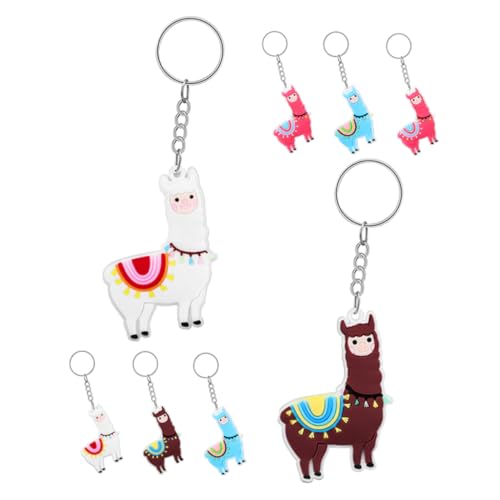 LOLIPPYY 8stücke Karikatur-alpaka Schlüsselanhänger Niedliche Tier-kette Anhänger Für Taschen Und Rucksäcke Mitgebsel Für Kindergeburtstag Und Kreative Deko LOLIPPYY 8stücke Karikatur-alpaka Schlüsselanhänger Niedliche Tier-kette Anhänger Für Taschen Und Rucksäcke Mitgebsel Für Kindergeburtstag Und Kreative Deko von LOLIPPYY