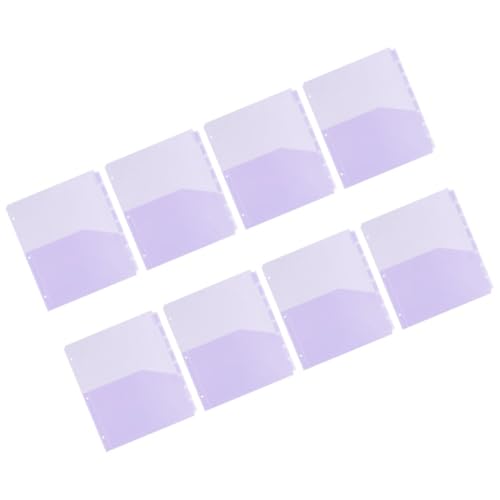 LOLIPPYY 8 Stück Teiliges Dokumenten trennblätter Taschen Ordner Fächer für Büro und Schule Widerstandsfähige Sammelmappe zur Organisation von Losen Blättern und Dateien LOLIPPYY 8 Stück Teiliges Dokumenten trennblätter Taschen Ordner Fächer für Büro und Schule Widerstandsfähige Sammelmappe zur Organisation von Losen Blättern und Dateien von LOLIPPYY