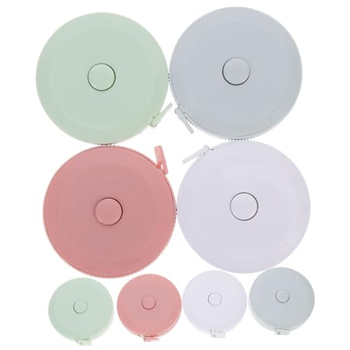 LOLIPPYY 8 Stück Teiliges Flexibles Maßband Weiches Doppelseitiges Maßband mit Klaren Markierungen für Körpermessung Nähen Schneiderei Tragbares Schneidermaßband in Weiß Blau Grün LOLIPPYY 8 Stück Teiliges Flexibles Maßband Weiches Doppelseitiges Maßband mit Klaren Markierungen für Körpermessung Nähen Schneiderei Tragbares Schneidermaßband in Weiß Blau Grün von LOLIPPYY