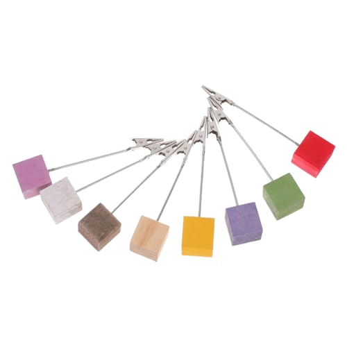 LOLIPPYY 8 Stück Teiliges Kiefernholz Memo Clip Halter mit Flexiblem Draht für Notizen Fotos Tischkartenhalter Büro Schreibtisch Zubehör Zufällige Farben Zufällige Farbe LOLIPPYY 8 Stück Teiliges Kiefernholz Memo Clip Halter mit Flexiblem Draht für Notizen Fotos Tischkartenhalter Büro Schreibtisch Zubehör Zufällige Farben Zufällige Farbe von LOLIPPYY