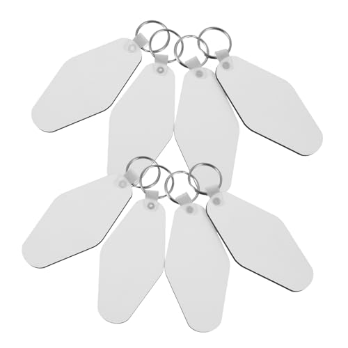 LOLIPPYY 8 Stück Teiliges MDF Sublimationsrohlinge Weiße Holzanhänger für DIY Schlüsselanhänger Multifunktionale Dekorative Blanko pendants zum Bedrucken Geschenkideen für Familie und LOLIPPYY 8 Stück Teiliges MDF Sublimationsrohlinge Weiße Holzanhänger für DIY Schlüsselanhänger Multifunktionale Dekorative Blanko pendants zum Bedrucken Geschenkideen für Familie und von LOLIPPYY