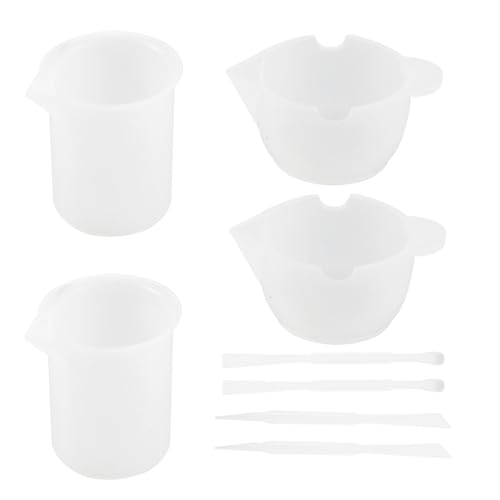 LOLIPPYY 8 Stück Teiliges Silikon Dosierbecher mit Rührfunktion für Pigmentmischung und Epoxidharz DIY Flexibel Sicher und Praktisch Inklusive Zwei Verschiedenen Wiederverwendbar LOLIPPYY 8 Stück Teiliges Silikon Dosierbecher mit Rührfunktion für Pigmentmischung und Epoxidharz DIY Flexibel Sicher und Praktisch Inklusive Zwei Verschiedenen Wiederverwendbar von LOLIPPYY