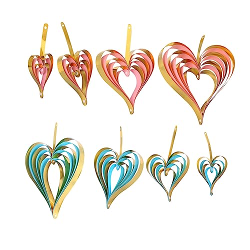 LOLIPPYY 8 Stück Valentinstag hängende Dekoration valentinstag dekorationen glitzernder Herzwirbel dekoration schlafzimmer bedroom decoration Valentinstagspartydekor Herzgirlande hängend LOLIPPYY 8 Stück Valentinstag hängende Dekoration valentinstag dekorationen glitzernder Herzwirbel dekoration schlafzimmer bedroom decoration Valentinstagspartydekor Herzgirlande hängend von LOLIPPYY