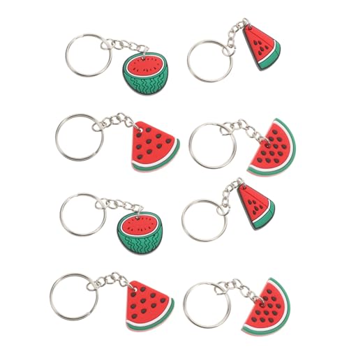 LOLIPPYY 8 Stück Wassermelonen Schlüsselanhänger Wassermelonen Schlüsselanhänger Party Schlüsselanhänger Charms Großbeutel Anhänger Schlüsselanhänger Wassermelonen von LOLIPPYY