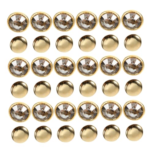 LOLIPPYY 80 Stück Strass Nieten Sparkle Rivets für DIY Kleidung Schuhe Taschen Kleider Dekorative Metall Nieten für Lederhandwerk und Modeveredelung LOLIPPYY 80 Stück Strass Nieten Sparkle Rivets für DIY Kleidung Schuhe Taschen Kleider Dekorative Metall Nieten für Lederhandwerk und Modeveredelung von LOLIPPYY