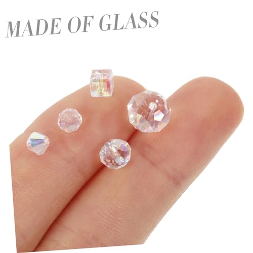 LOLIPPYY 90 Stück Teiliges Ab Facettierte Glasperlen Transparente Lose Schmuckperlen Vielseitige DIY Bastelperlen für Armbänder Halsketten Kreative Schmuckherstellung Angenehm Glatte LOLIPPYY 90 Stück Teiliges Ab Facettierte Glasperlen Transparente Lose Schmuckperlen Vielseitige DIY Bastelperlen für Armbänder Halsketten Kreative Schmuckherstellung Angenehm Glatte von LOLIPPYY