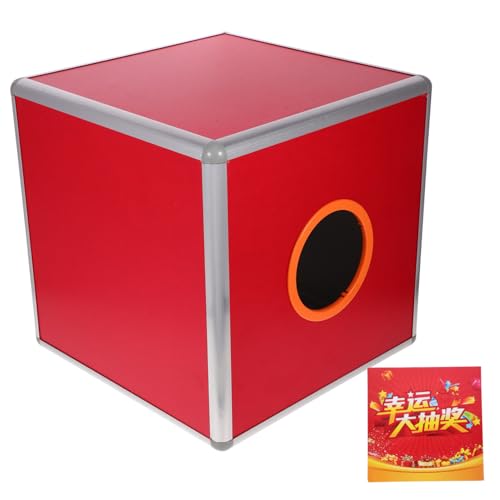LOLIPPYY Aluminium Lotteriebox mit Schlitz Robuste Mehrzweck Aufbewahrungsbox Langlebig und Einfach zu Verwenden Geeignet für Jahresfeiern und Verlosungen Zufällige von LOLIPPYY